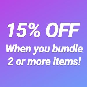 15% OFF your purchase!